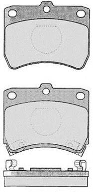 Комплект тормозных колодок, дисковый тормоз RAICAM 470.0