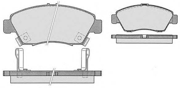 Комплект тормозных колодок, дисковый тормоз RAICAM 748.0