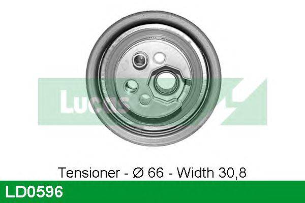 Натяжной ролик, ремень ГРМ LUCAS ENGINE DRIVE LD0596