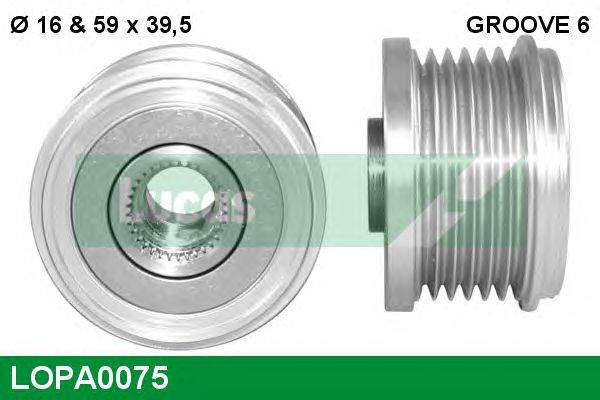 Механизм свободного хода генератора LUCAS ENGINE DRIVE LOPA0075