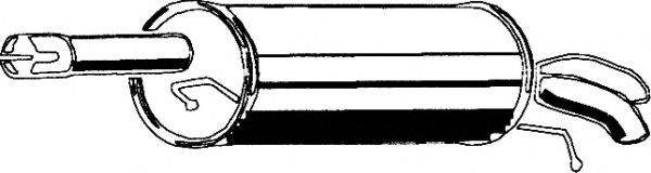 Глушитель выхлопных газов конечный ASMET 04.076