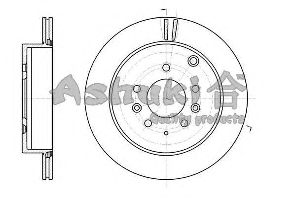Тормозной диск ASHUKI M606-51