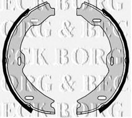 Комплект тормозных колодок BORG & BECK BBS6372