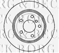 Тормозной диск BORG & BECK BBD5120