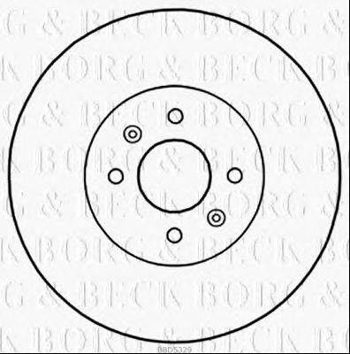 Тормозной диск BORG & BECK BBD5329