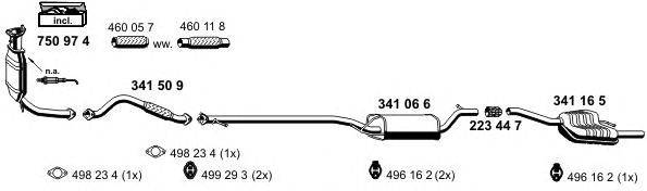 Система выпуска ОГ ERNST 030230