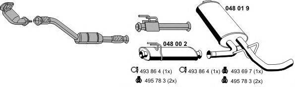 Система выпуска ОГ ERNST 100431