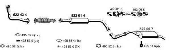 Система выпуска ОГ ERNST 100005