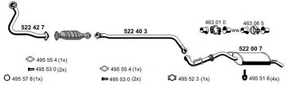 Система выпуска ОГ ERNST 100080
