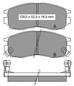 Комплект тормозных колодок, дисковый тормоз VEMA 834920