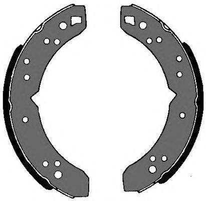 Комплект тормозных колодок VEMA 84109