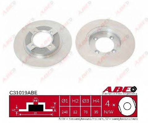 Тормозной диск ABE C31019ABE