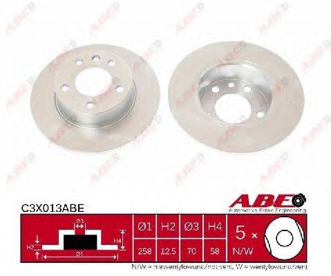 Тормозной диск ABE C3X013ABE