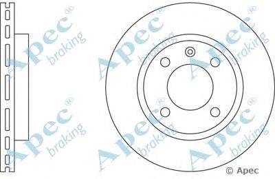 Тормозной диск APEC braking DSK116