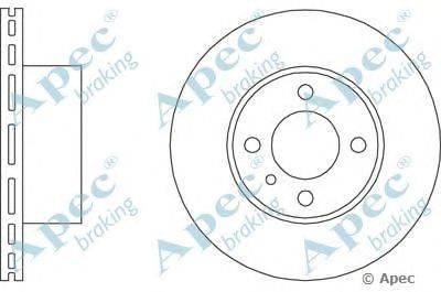 Тормозной диск APEC braking DSK130