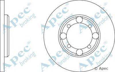 Тормозной диск APEC braking DSK166