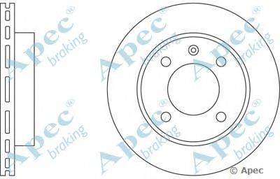 Тормозной диск APEC braking DSK175