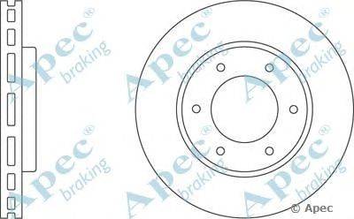Тормозной диск APEC braking DSK2049