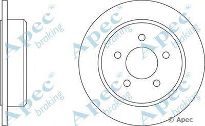 Тормозной диск APEC braking DSK2069