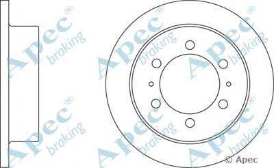 Тормозной диск APEC braking DSK2070