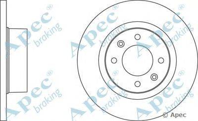 Тормозной диск APEC braking DSK2097