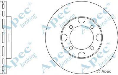Тормозной диск APEC braking DSK211