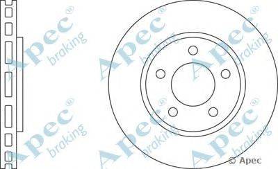 Тормозной диск APEC braking DSK2118