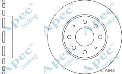 Тормозной диск APEC braking DSK2142