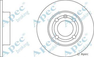 Тормозной диск APEC braking DSK2165
