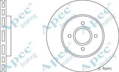 Тормозной диск APEC braking DSK2185