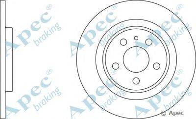 Тормозной диск APEC braking DSK2192