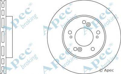 Тормозной диск APEC braking DSK2204
