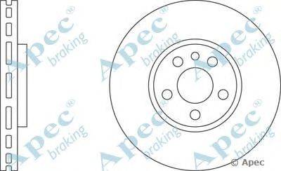 Тормозной диск APEC braking DSK2205