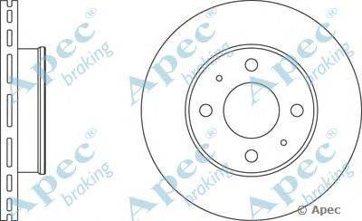 Тормозной диск APEC braking DSK2214