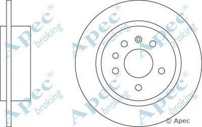 Тормозной диск APEC braking DSK2240