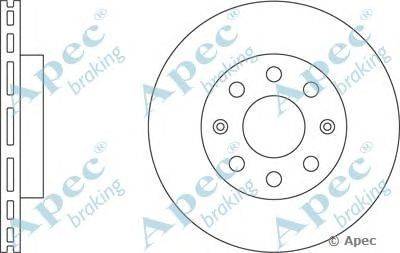 Тормозной диск APEC braking DSK2252