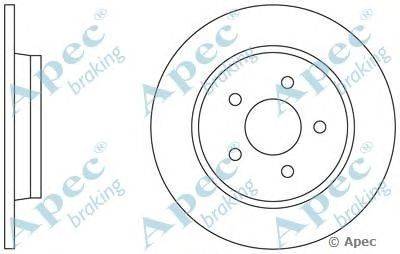 Тормозной диск APEC braking DSK2253