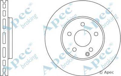 Тормозной диск APEC braking DSK2376