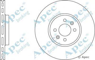 Тормозной диск APEC braking DSK2377
