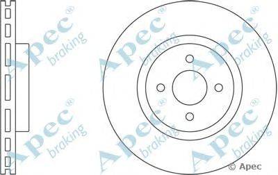 Тормозной диск APEC braking DSK2397