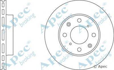 Тормозной диск APEC braking DSK240