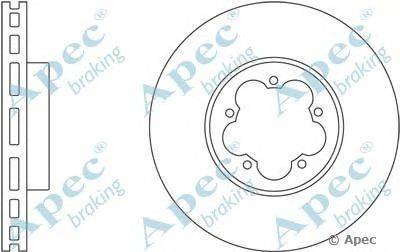 Тормозной диск APEC braking DSK2427