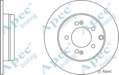 Тормозной диск APEC braking DSK2439