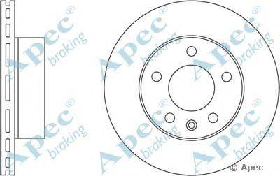 Тормозной диск APEC braking DSK2446