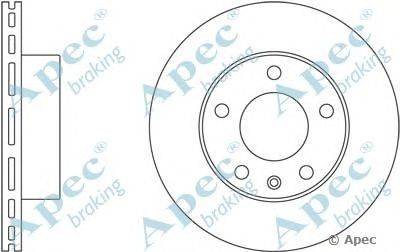 Тормозной диск APEC braking DSK2447