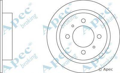 Тормозной диск APEC braking DSK246