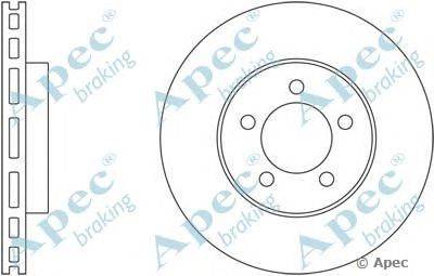 Тормозной диск APEC braking DSK2510