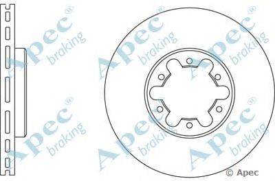 Тормозной диск APEC braking DSK2531
