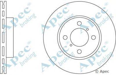 Тормозной диск APEC braking DSK2546