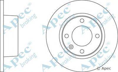 Тормозной диск APEC braking DSK256
